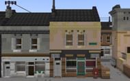 This town street is magnificently detailed (Image via u/TheGimmickyMC/Reddit)